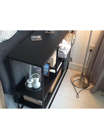 Stalen sidetable