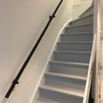 Trapleuning zwart staal